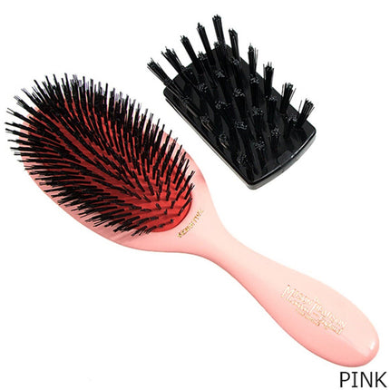 Mason Pearson Sensitive Handy Size Boar Bristle Brush for fine hair - SB3 - Pink - shop.rawhair