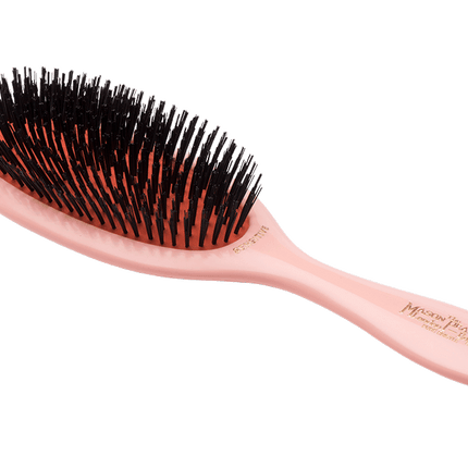 Mason Pearson Sensitive Handy Size Boar Bristle Brush for fine hair - SB3 - Pink - shop.rawhair