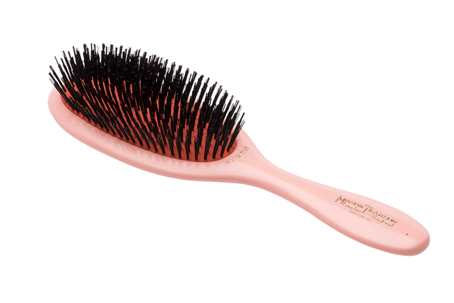 Mason Pearson Sensitive Handy Size Boar Bristle Brush for fine hair - SB3 - Pink - shop.rawhair