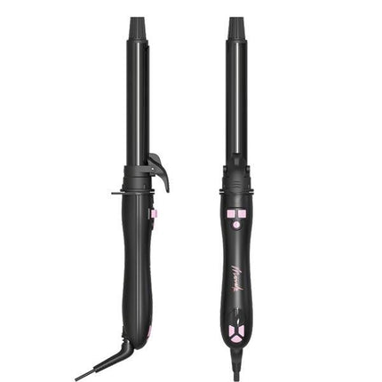 Mermade Hair Spin Curler Black 25mm - Rotating curling wand - shop.rawhair