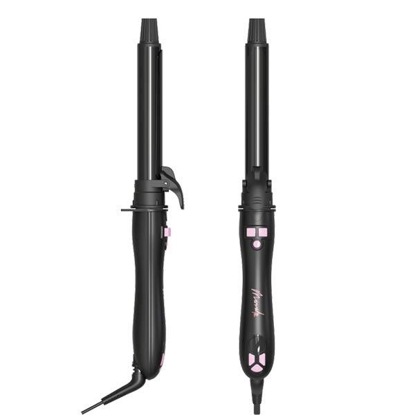 Mermade Hair Spin Curler Black 25mm - Rotating curling wand - shop.rawhair