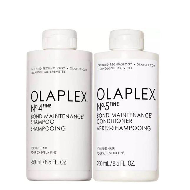 OLAPLEX No.4FINE Bond Maintenance Shampoo and No.5FINE Conditioner 250ml DUO - shop.rawhair