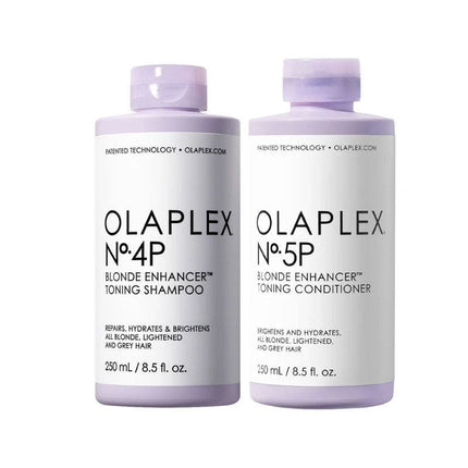 Olaplex (No.4P, No.5P) Blonde Enhance Toning Shampoo & Conditioner 250ml 4P 5P - shop.rawhair