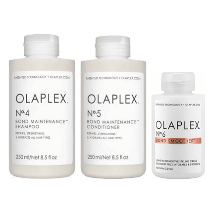 Olaplex Take Home Bond Smoother Kit: No. 4 (250ml), No. 5 (250ml) & No. 6 (100ml) - shop.rawhair