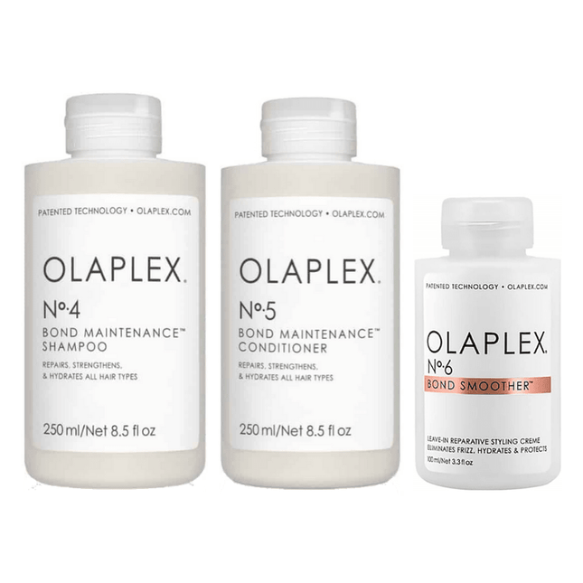 Olaplex Take Home Bond Smoother Kit: No. 4 (250ml), No. 5 (250ml) & No. 6 (100ml) - shop.rawhair