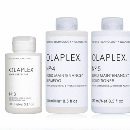 Olaplex Take Home Treatment Kit: No.3 (100ml), No.4 (250ml) & No.5 (250ml) - shop.rawhair