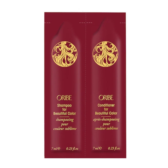 Oribe Beautiful Color Shampoo & Conditioner 7ml Samples - shop.rawhair
