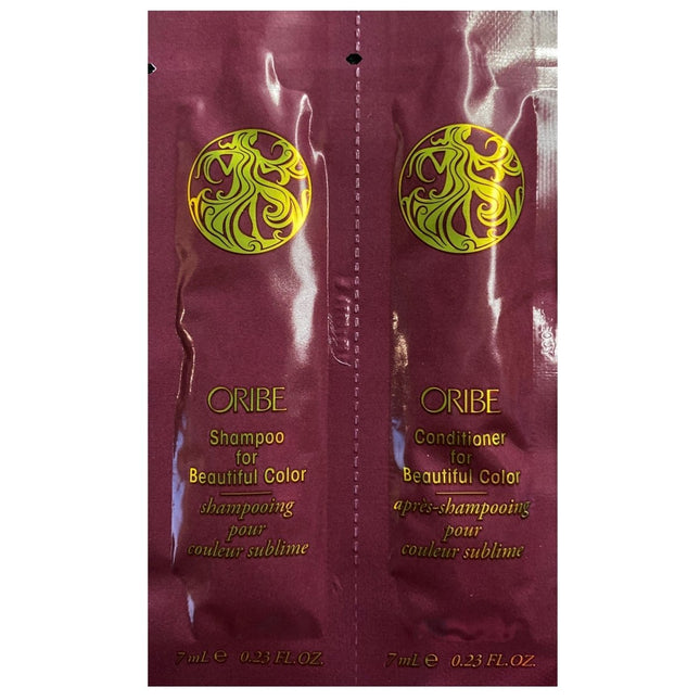 Oribe Beautiful Color Shampoo & Conditioner 7ml Samples - shop.rawhair