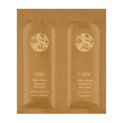 Oribe Côte d'Azur Body Wash & Crème Packette 12ml Sample - shop.rawhair