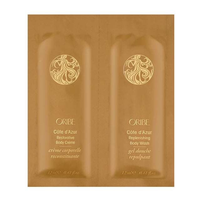 Oribe Côte d'Azur Body Wash & Crème Packette 12ml Sample - shop.rawhair