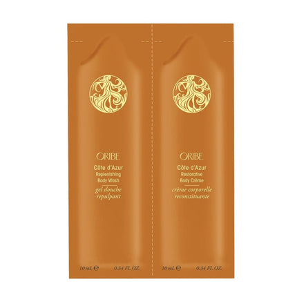 Oribe Côte d'Azur Body Wash & Crème Packette 12ml Sample - shop.rawhair