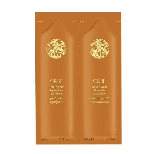 Oribe Côte d'Azur Body Wash & Crème Packette 12ml Sample - shop.rawhair