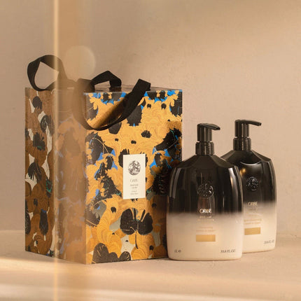 Oribe Gold Lust 1 Litre Duo Shampoo and Conditioner Gift Set - shop.rawhair