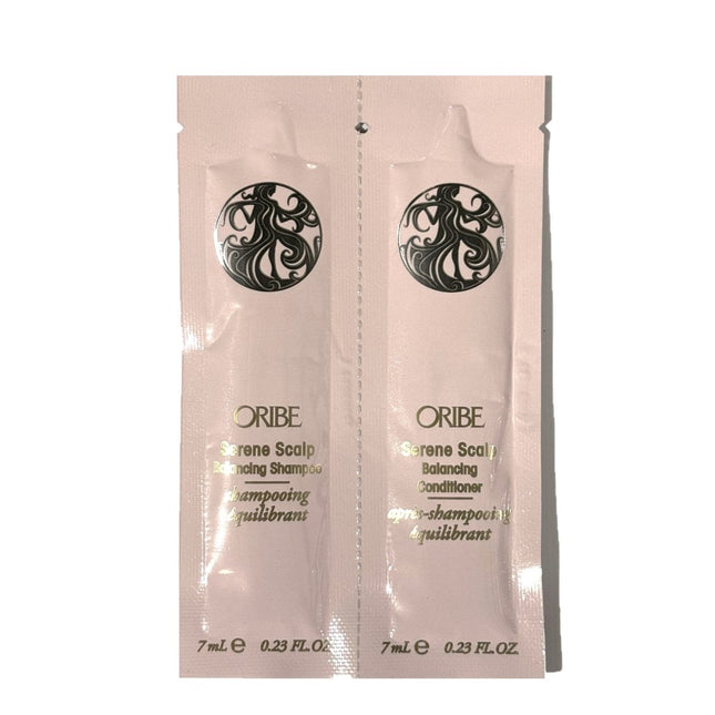 Oribe Serene Scalp Balancing Shampoo & Conditioner 7ml Samples - shop.rawhair