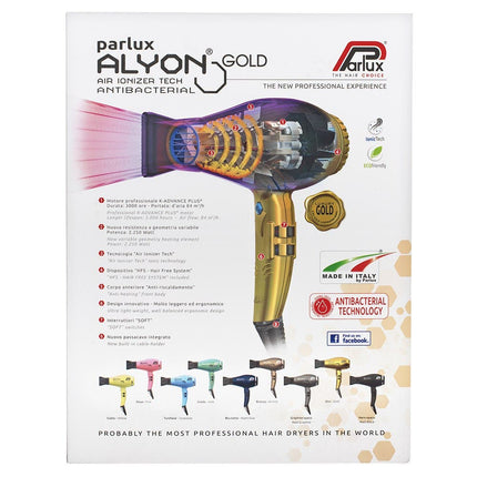 PARLUX Alyon Air Ionizer Tech Hair Dryer 2250W *Choose colour - shop.rawhair