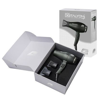 Parlux Ionic Tech DigitAlyon Hair Dryer - Anthracite - shop.rawhair