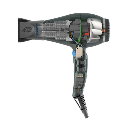 Parlux Ionic Tech DigitAlyon Hair Dryer - Anthracite - shop.rawhair