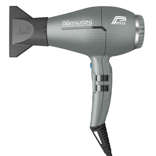 Parlux Ionic Tech DigitAlyon Hair Dryer - Glittery Grey - shop.rawhair