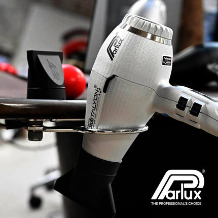 Parlux Ionic Tech DigitAlyon Hair Dryer - Silver/ Argento - shop.rawhair
