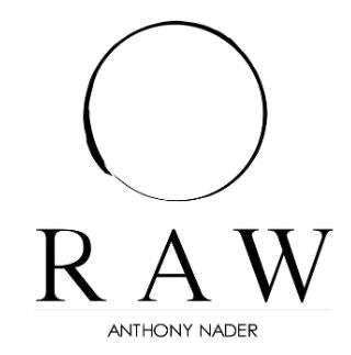 RAW Anthony Nader Wooden Handle Premium Umbrella