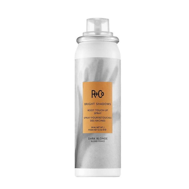 R+Co Bright Shadows Root Touch - Up Spray 59ml - Dark Blonde - shop.rawhair