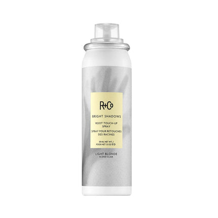 R+Co Bright Shadows Root Touch - Up Spray 59ml - Light Blonde - shop.rawhair