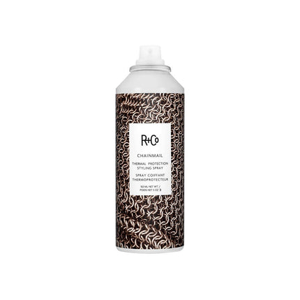 R+Co CHAINMAIL Thermal Protection Styling Spray 163ml - shop.rawhair