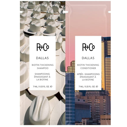 R+Co Dallas Biotin Thickening Shampoo & Conditioner Samples - shop.rawhair