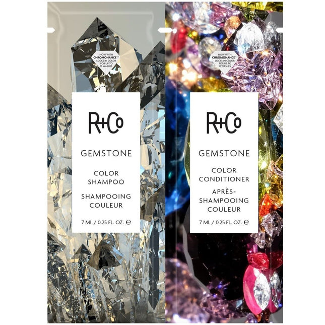 R+Co Gemstone Color Shampoo & Conditioner Samples - shop.rawhair
