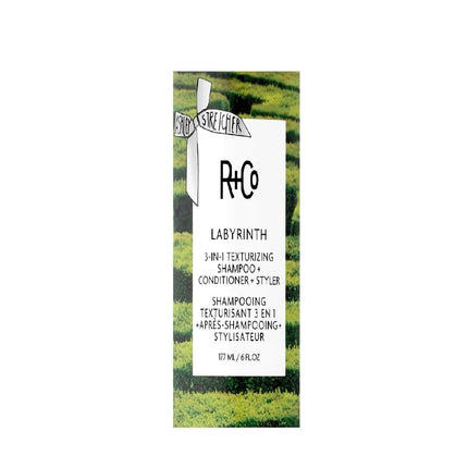 R+Co Labyrinth 3 - In - 1 Texturising Shampoo + Conditioner + Styler Sample 7ml - shop.rawhair