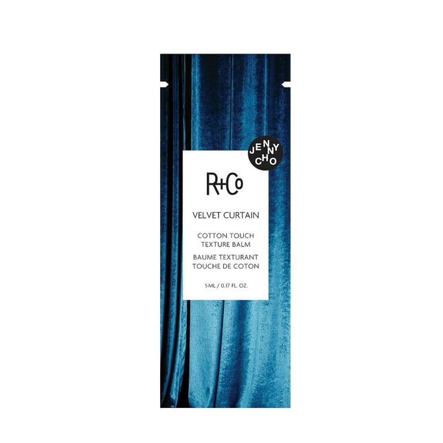 R+Co Velvet Curtain Cotton Touch Texture Balm - Sample 5ml - shop.rawhair