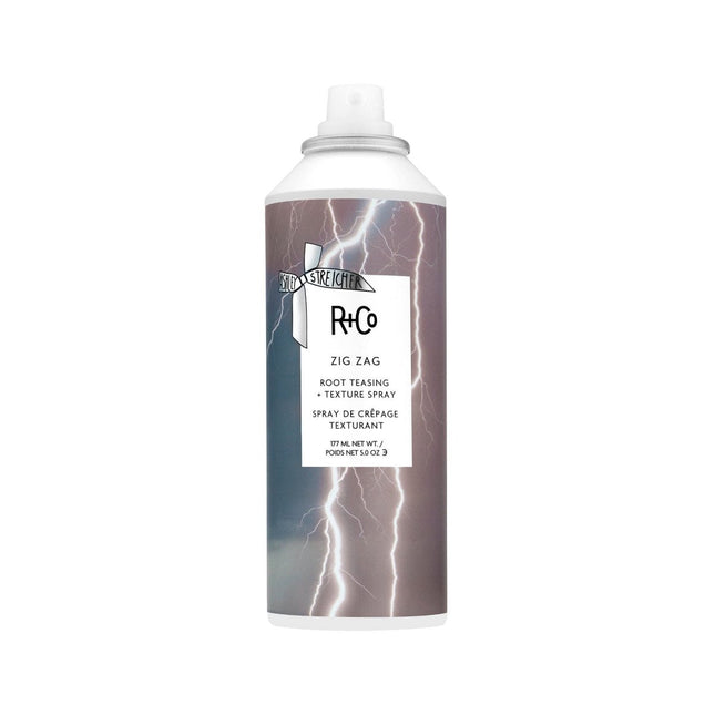 R+Co Zig Zag Root Teasing + Texture Spray 177ml - shop.rawhair