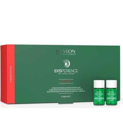 Revlon Professional Eksperience Boost Strengthening Hair Booster Dose 12 vials x 6ml - shop.rawhair