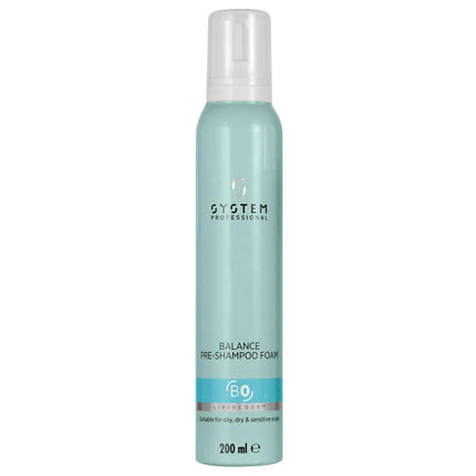 System Professional Balance Pre - shampoo Foam 200ml - shop.rawhair