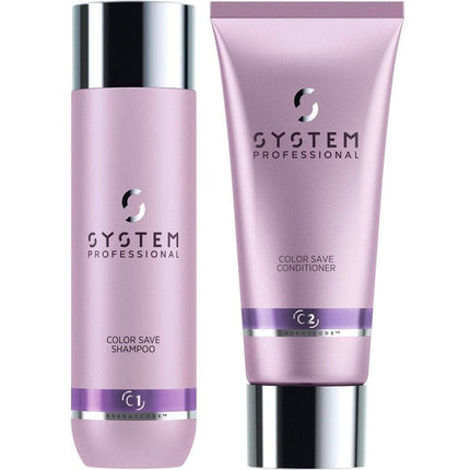System Professional Color Save Shampoo 250ml & Conditioner 200ml Duo - shop.rawhair