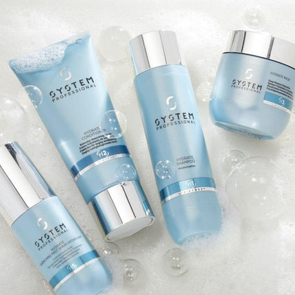 System Professional Hydrate Quad (Shampoo, Moisturiser, Mask & Quenching Mist) - shop.rawhair