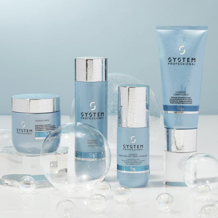 System Professional Hydrate Quad (Shampoo, Moisturiser, Mask & Quenching Mist) - shop.rawhair