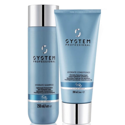 System Professional Hydrate Shampoo 250ml & Conditioner 200ml Duo - shop.rawhair