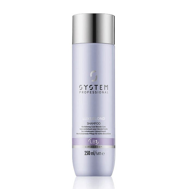 System Professional LuxeBlond Shampoo Revitalising Cool Blonde Care 250ml - shop.rawhair