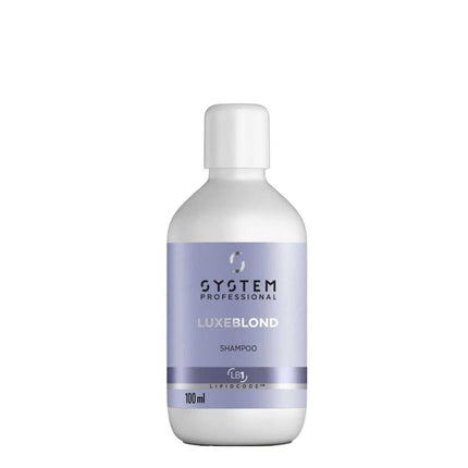 System Professional LuxeBlond Shampoo - Travel Size 100ml - shop.rawhair