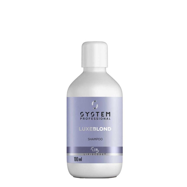 System Professional LuxeBlond Shampoo - Travel Size 100ml - shop.rawhair