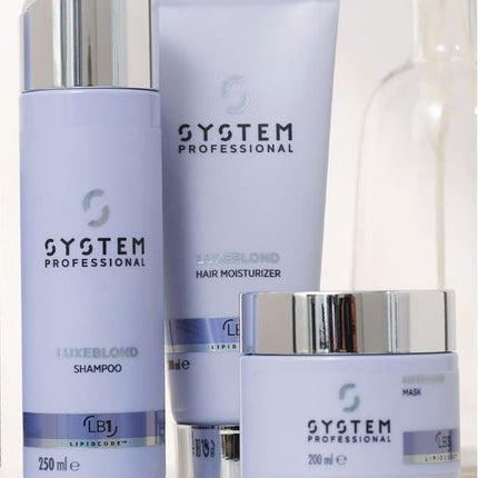 System Professional LuxeBlond Trio (Shampoo, Moisturiser & Mask) - shop.rawhair