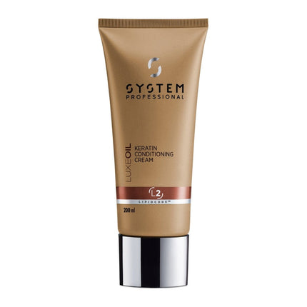 System Professional LuxeOil Keratin Conditioning Cream L2 200ml - shop.rawhair
