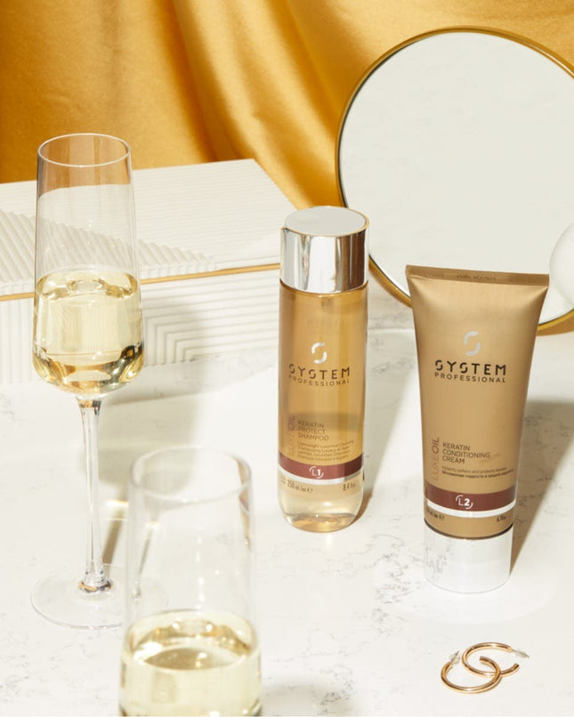 System Professional LuxeOil Shampoo 250ml & Conditioning Cream 200ml Duo - shop.rawhair