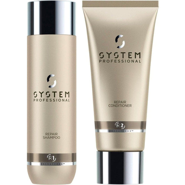 System Professional Repair Shampoo 250ml & Conditioner 200ml Duo - shop.rawhair