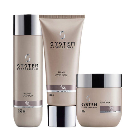 System Professional Repair Trio (Shampoo, Conditioner & Mask) - shop.rawhair