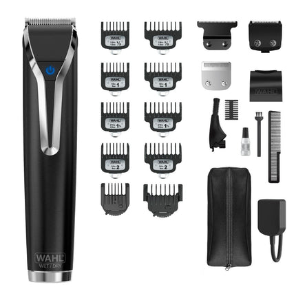 Wahl Waterproof Lithium - Ion Stainless Steel Trimmer - Black 09898 - 212 - shop.rawhair