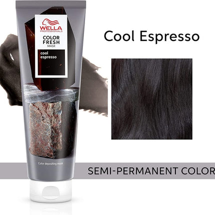 Wella Color Fresh Mask 150ml - Cool Espresso - shop.rawhair