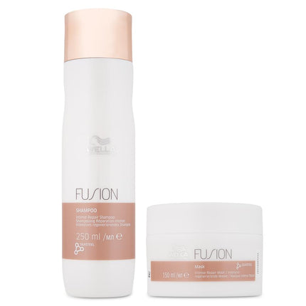 Wella Professionals Fusion Intense Repair Duo Pack ( Shampoo + Mask) - shop.rawhair