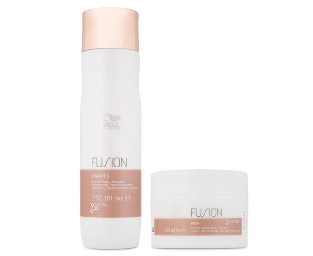 Wella Professionals Fusion Intense Repair Duo Pack ( Shampoo + Mask) - shop.rawhair